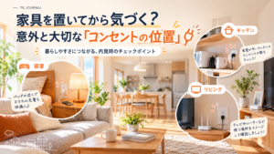 家具を置いてから気づく？意外と大切な「コンセントの位置」🔌